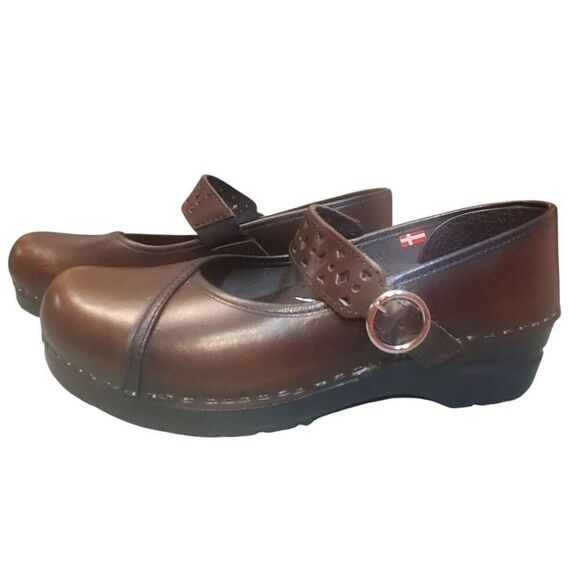 Sanita Women's Alyssa Mary Jane Original Danish Clogs Shoes Size 39, US 8 - Picture 4 of 13